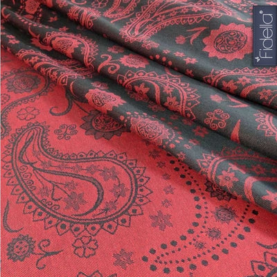 Fidella Woven Wrap - Persian Paisley Hot Larva - Woven Wrap - Fidella - Afterpay - Zippay Carry Them Close