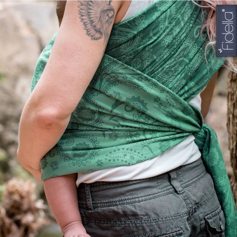 Fidella Woven Wrap - Persian Paisley Jungle - Woven Wrap - Fidella - Afterpay - Zippay Carry Them Close