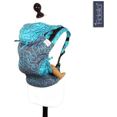 Fidella Fusion babycarrier with buckles - Amors Love Arrows Plum - Baby Carrier - Fidella - Afterpay - Zippay Carry Them Close