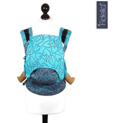 Fidella Fusion babycarrier with buckles - Amors Love Arrows Plum - Baby Carrier - Fidella - Afterpay - Zippay Carry Them Close