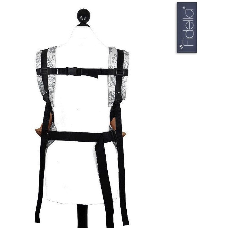 Fidella Fusion babycarrier with buckles - Persian Paisley Smoke - Baby Carrier - Fidella - Afterpay - Zippay Carry Them Close