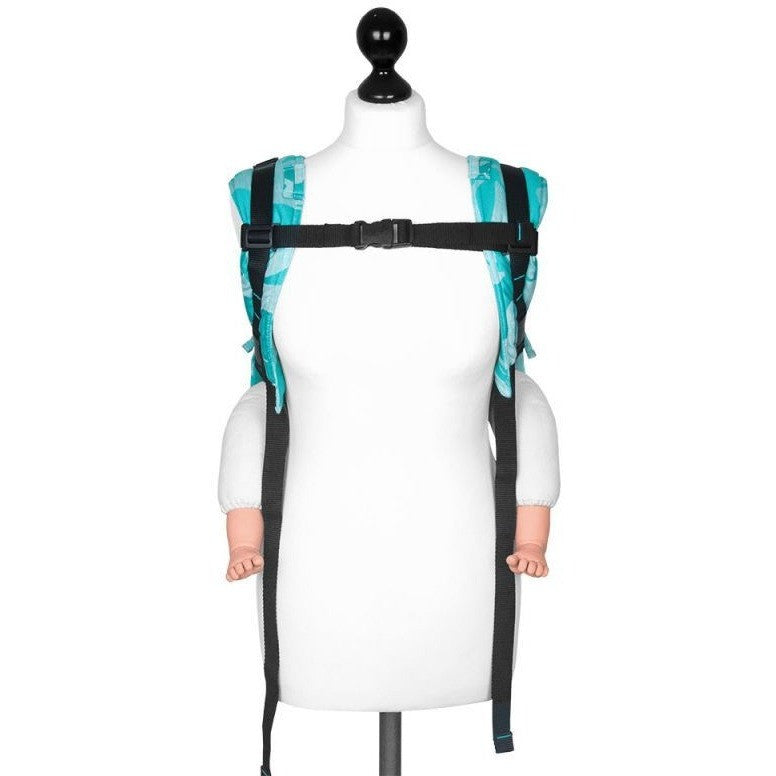 Fidella Onbuhimo back carrier - Limited Edition Sirens Blue Linen - Onbuhimo - Fidella - Afterpay - Zippay Carry Them Close