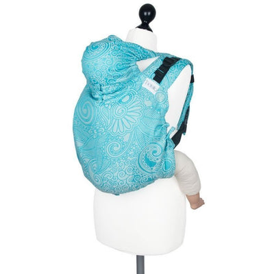 Fidella Onbuhimo back carrier - Masala Scuba Blue - Onbuhimo - Fidella - Afterpay - Zippay Carry Them Close