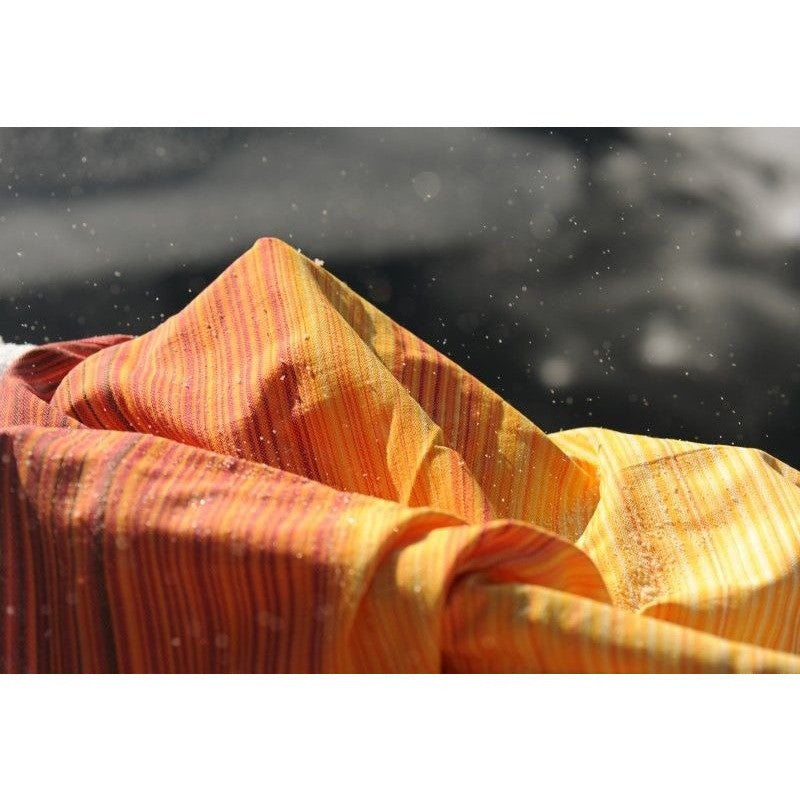 Girasol Hand Woven Wrap - Firework Yellow - Woven Wrap - Girasol - Afterpay - Zippay Carry Them Close