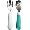 OXO TOT - Feeding Spoons & Fork Set Aqua
