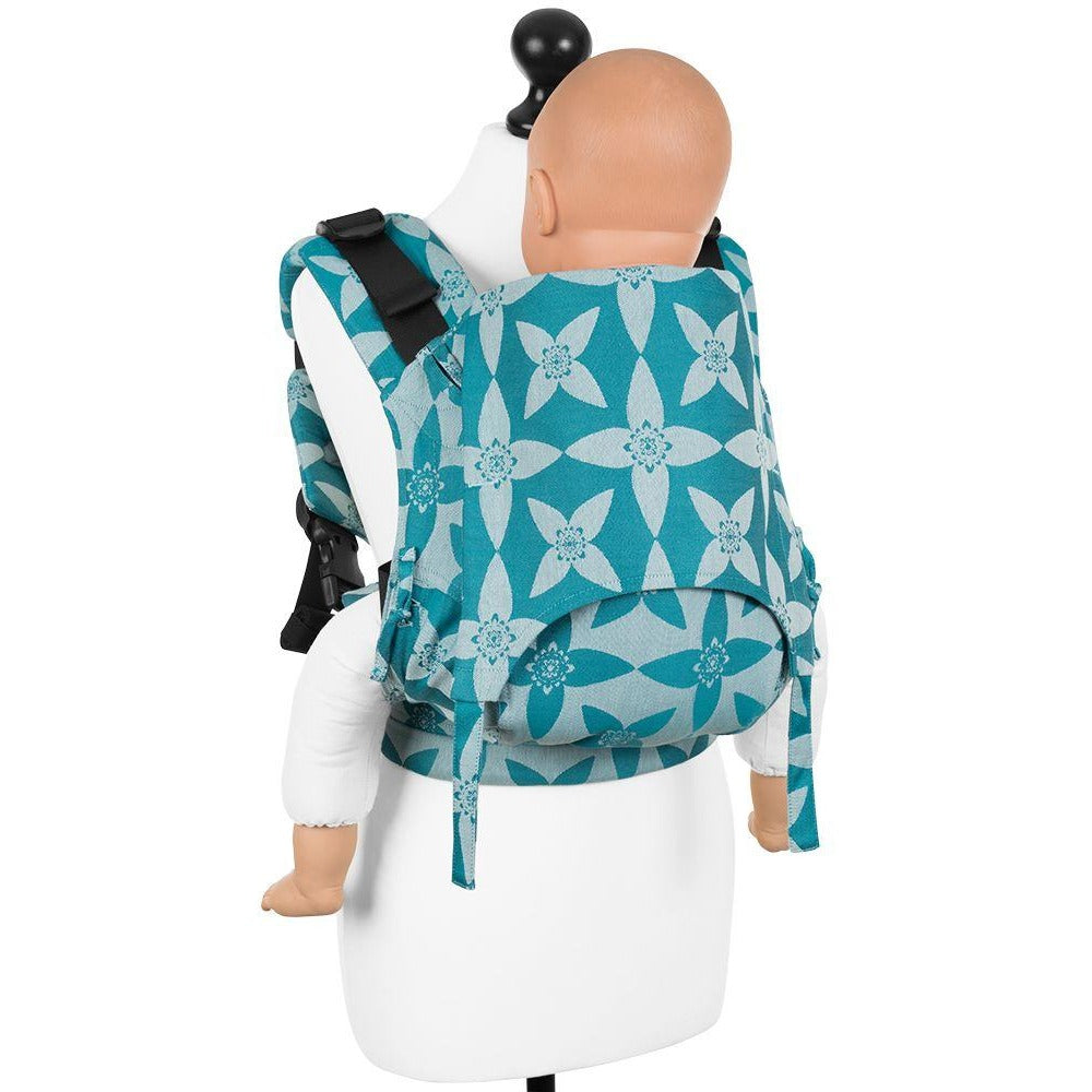 Fidella Fusion Toddler Carrier - Blossom Ocean Blue - Toddler Carrier - Fidella - Afterpay - Zippay Carry Them Close