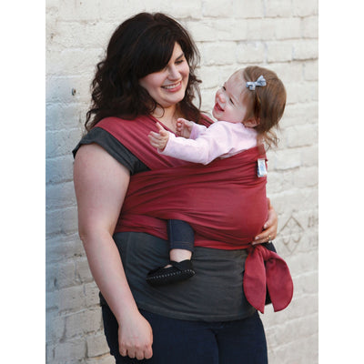 Moby Wrap Organic - Garnet - Stretchy Wrap - Moby - Afterpay - Zippay Carry Them Close