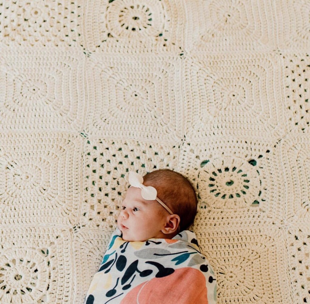 Pop Ya Tot - Muslin Swaddle - Billie Blossom