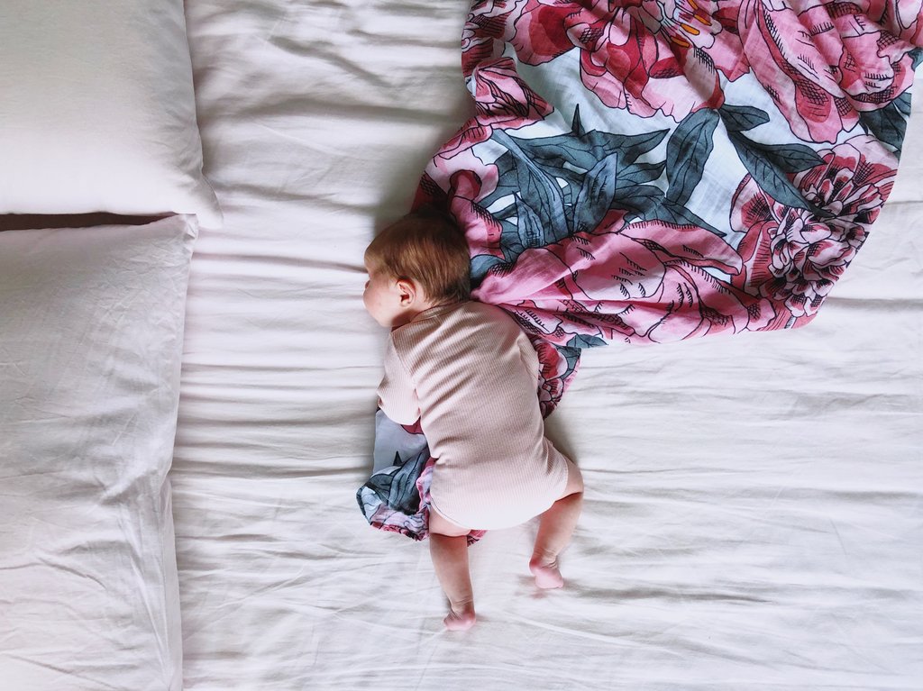 Pop Ya Tot - Muslin Swaddle - The Perfect Peony