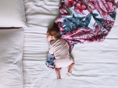 Pop Ya Tot - Muslin Swaddle - The Perfect Peony