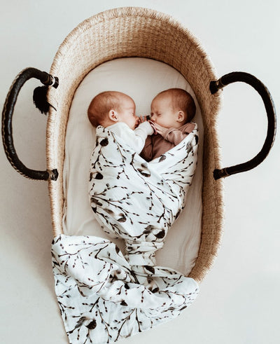 Pop Ya Tot - Muslin Swaddle - Bluebird