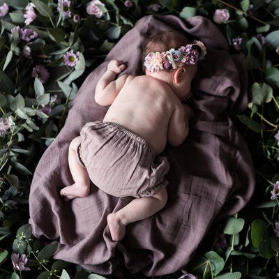 Pop Ya Tot - Muslin Swaddle - Mauve It!