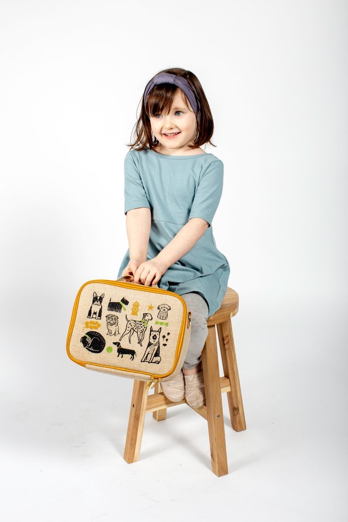 SoYoung - Insulated Lunch bag - Linen Wee Gallery Pups