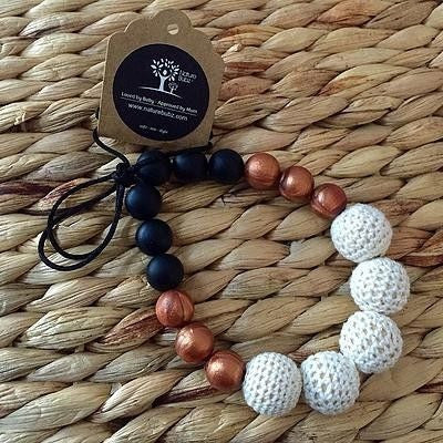 Impressions Necklace - Teething Necklace - Nature Bubz - Afterpay - Zippay Carry Them Close