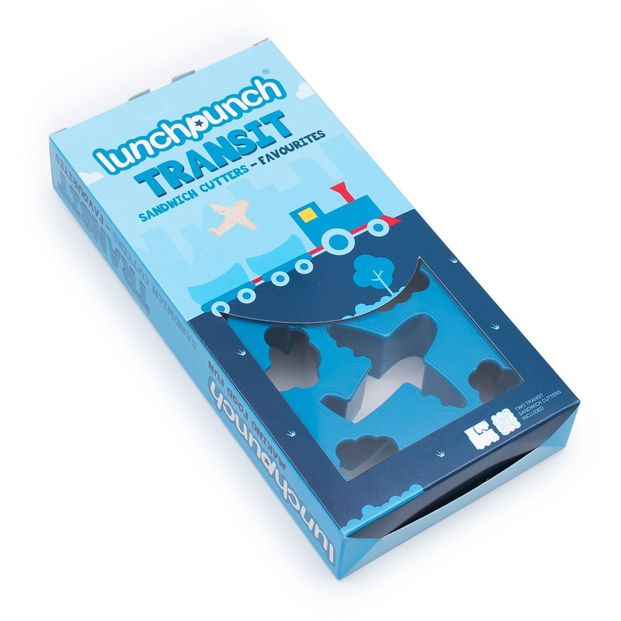 Lunch Punch Sandwich Cutters Pair - Transit