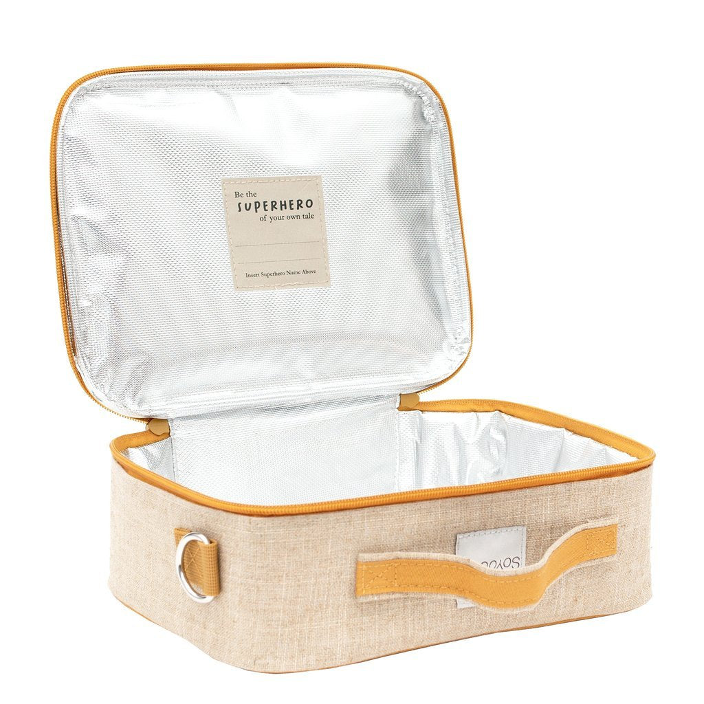 SoYoung - Insulated Lunch bag - Linen Wee Gallery Pups