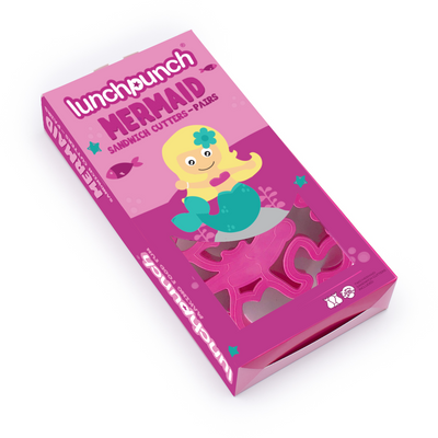 Lunch Punch Sandwich Cutters Pair - Mermaid