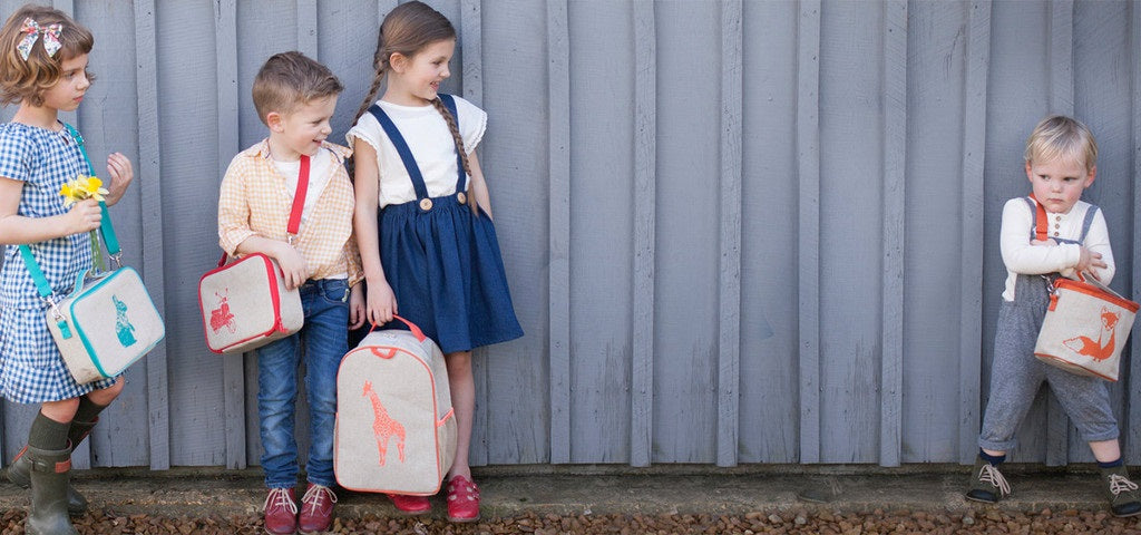 SoYoung - Toddler Backpack - Neon Orange Giraffe