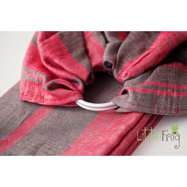 Little Frog Ring Sling - Linen Pyrope - Ring Sling - Little Frog - Afterpay - Zippay Carry Them Close