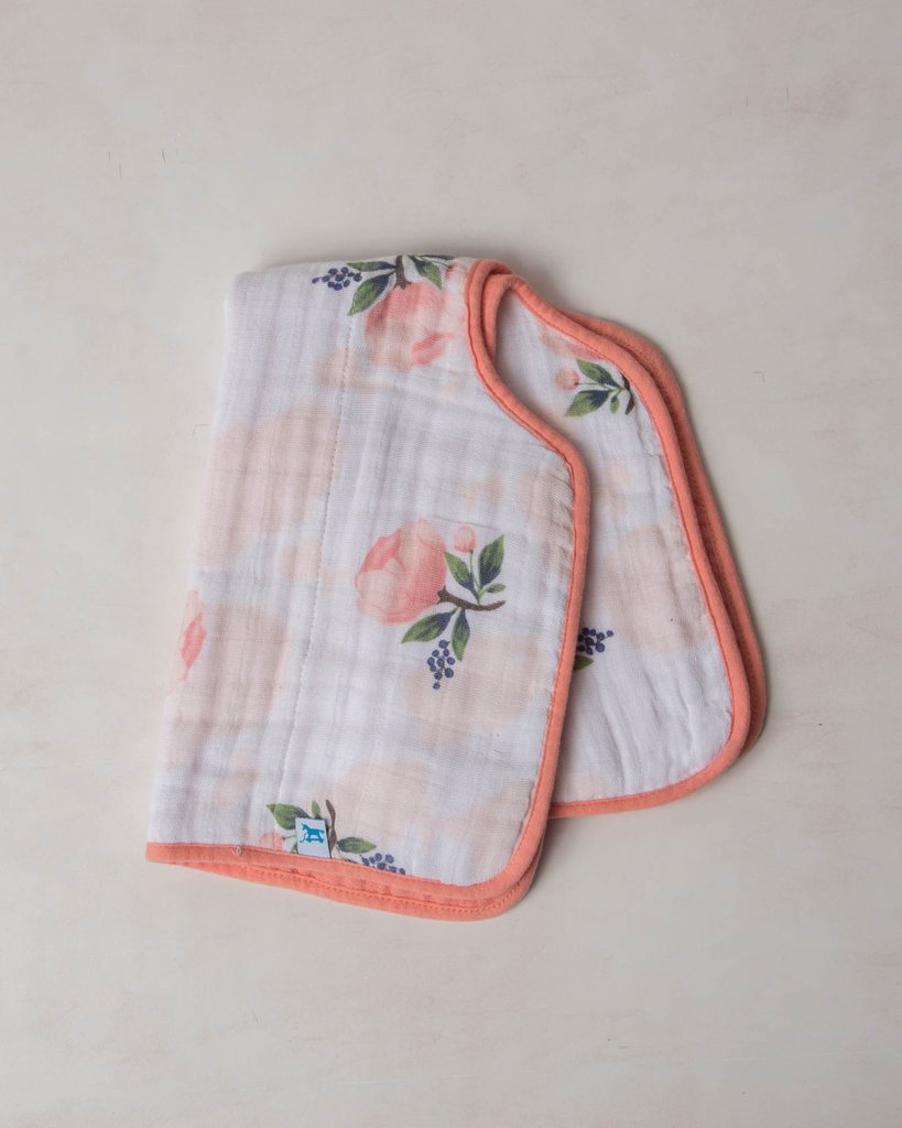 Little Unicorn - Burp Cloth - Watercolour Rose