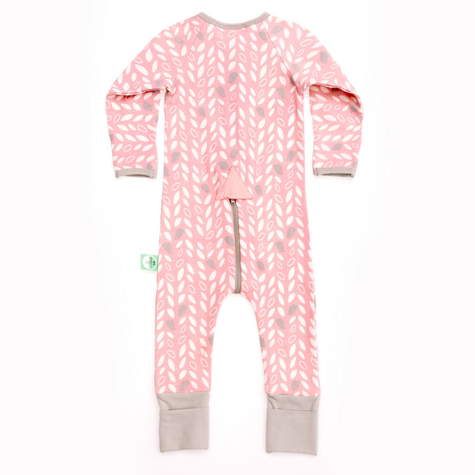 ErgoPouch - ErgoLayers Sleep Wear - Mid-Season Long Sleeve (1.0 TOG) - Spring Leaves