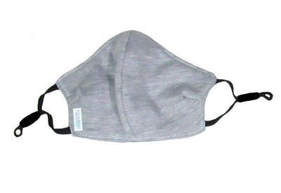 Alimrose - Face Mask - 3 layer Cotton - Grey (Kids 8-16yrs)