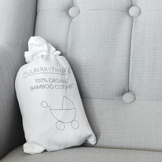 Mulberry Threads - Organic Bamboo Baby Pillowcase - White