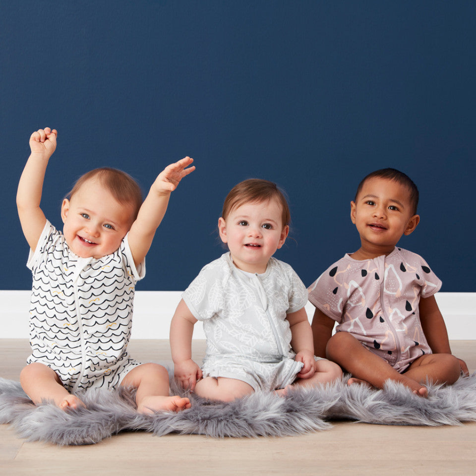 ErgoPouch - ErgoLayers Bamboo Sleep Wear - Summer Short Sleeve (0.2 TOG) - Drops