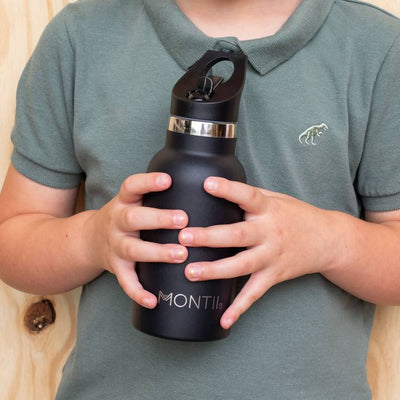 Montii Co Mini Drink Bottle - Black