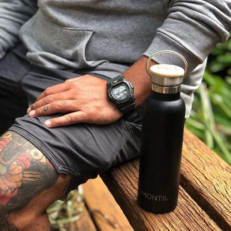 Montii Co Original Drink Bottle - Black