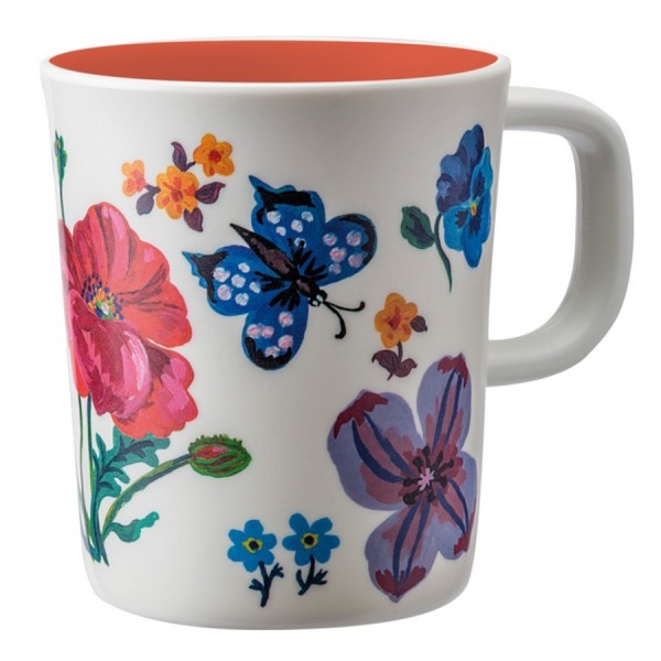 Petit Jour - Mug - Jardins Fleuris Red