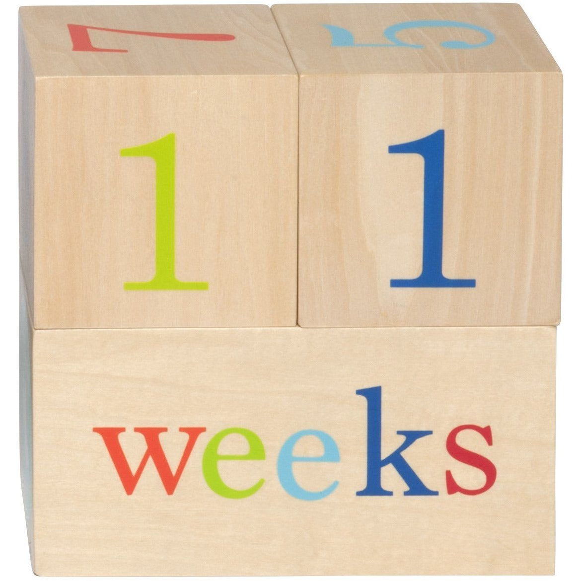 All4Ella Milestone Blocks - Neutral (wood) - Gift - All4Ella - Afterpay - Zippay Carry Them Close