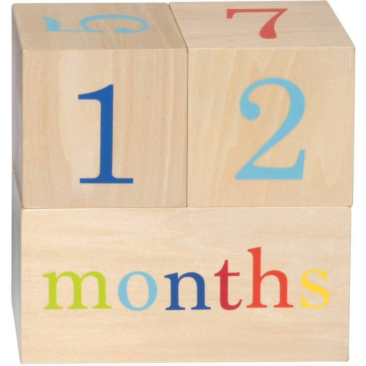 All4Ella Milestone Blocks - Neutral (wood) - Gift - All4Ella - Afterpay - Zippay Carry Them Close