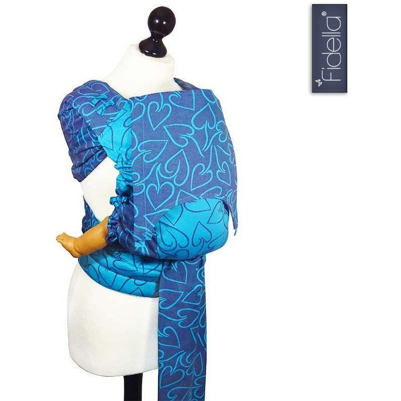 Fidella Fly Tai - MeiTai babycarrier Amors Love Arrows plum (New Size - 3 months +) - Meh Dai - Fidella - Afterpay - Zippay Carry Them Close