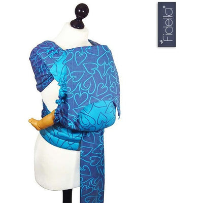 Fidella Fly Tai - MeiTai babycarrier Amors Love Arrows plum (New Size - 3 months +) - Meh Dai - Fidella - Afterpay - Zippay Carry Them Close