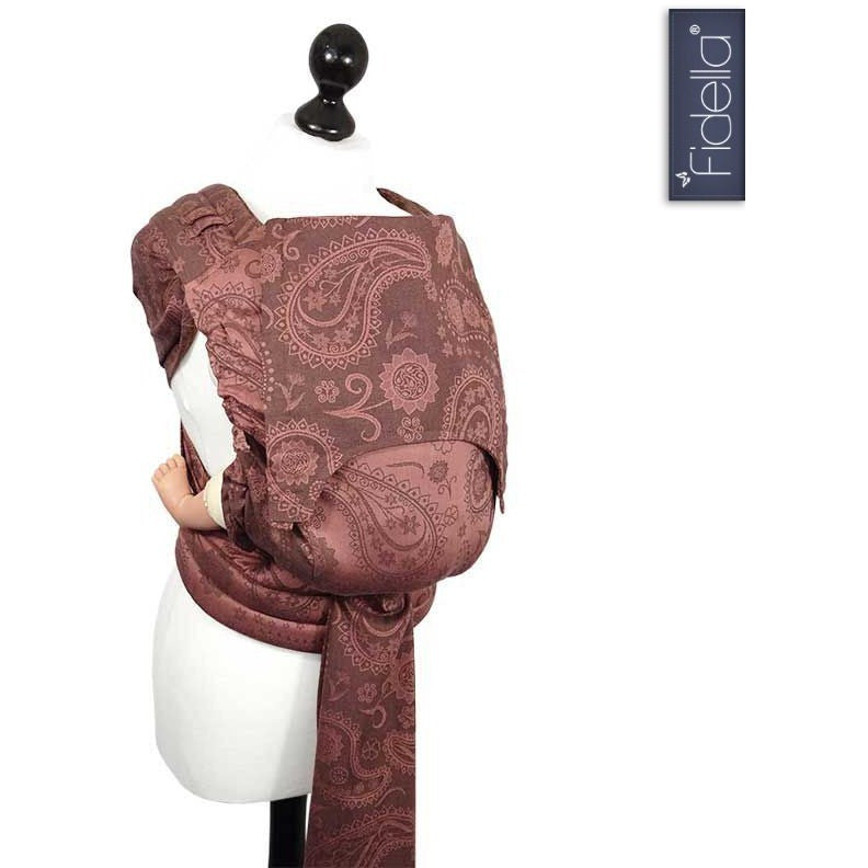 Fidella Fly Tai - MeiTai babycarrier Persian Paisley Hazel (Baby Size - From birth) - Mei Tai - Fidella - Afterpay - Zippay Carry Them Close