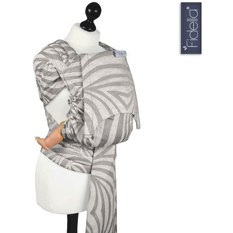 Fidella Fly Tai - MeiTai babycarrier Shebra Smoke Hemp (New Size - 3 months +) - Mei Tai - Fidella - Afterpay - Zippay Carry Them Close