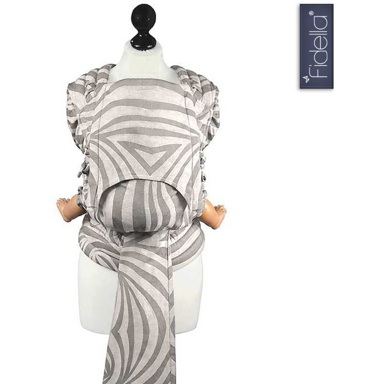 Fidella Fly Tai - MeiTai babycarrier Shebra Smoke Hemp (New Size - 3 months +) - Mei Tai - Fidella - Afterpay - Zippay Carry Them Close