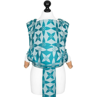 Fidella Fly Tai - MeiTai babycarrier Limited Edition Blossom Ocean Blue (New Size - From 4months) - Meh Dai - Fidella - Afterpay - Zippay Carry Them Close