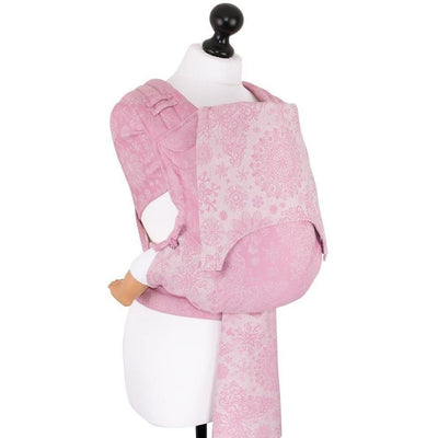 Fidella Fly Tai - MeiTai babycarrier Iced Butterfly Sparkling Rose (Baby Size - From Birth) - Meh Dai - Fidella - Afterpay - Zippay Carry Them Close