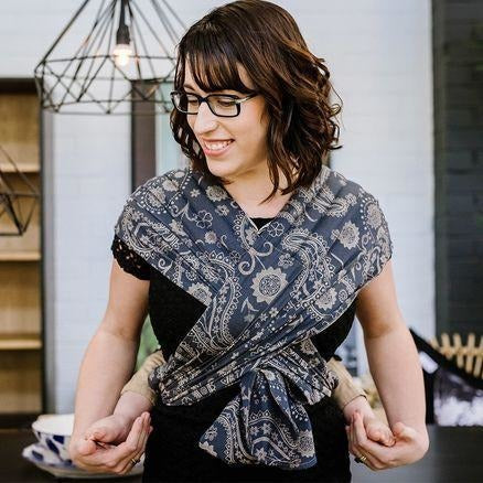 Fidella Fly Tai - MeiTai babycarrier Persian Paisley - desert night (Toddler) - Meh Dai - Fidella - Afterpay - Zippay Carry Them Close