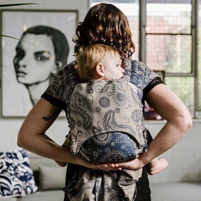Fidella Fly Tai - MeiTai babycarrier Persian Paisley - desert night (Toddler) - Meh Dai - Fidella - Afterpay - Zippay Carry Them Close