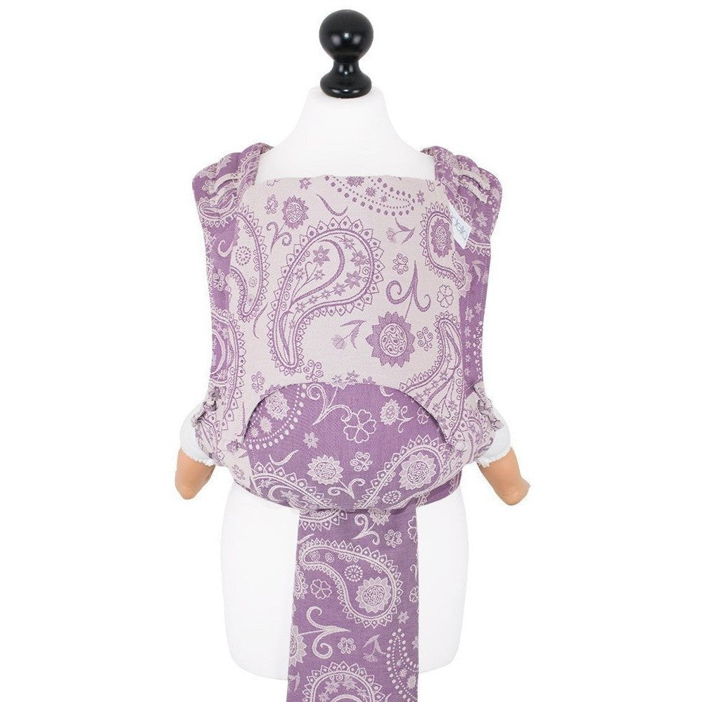 Fidella Fly Tai - MeiTai babycarrier Persian Paisley - Orchid (New Size - 3 months +) - Meh Dai - Fidella - Afterpay - Zippay Carry Them Close