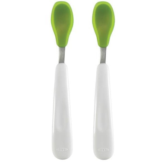 OXO TOT - Feeding Spoons Green - Feeding - OXO TOT - Afterpay - Zippay Carry Them Close