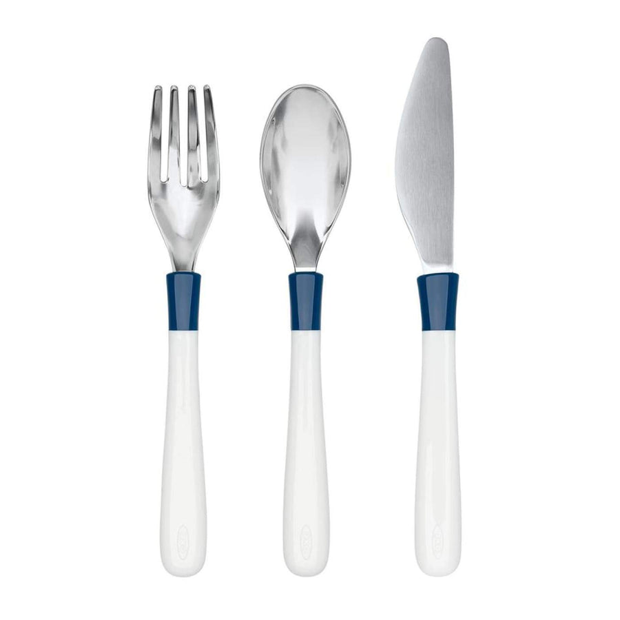 OXO TOT - Big Kids Cutlery Set - Navy
