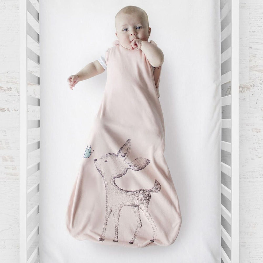 Plum - Jersey Sleeping Bag - Deer (1.0 TOG)