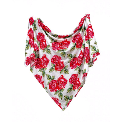 Bamboo Baby Swaddle Set - Dolce Red Rose - Swaddle - Posh Peanut - Afterpay - Zippay Carry Them Close