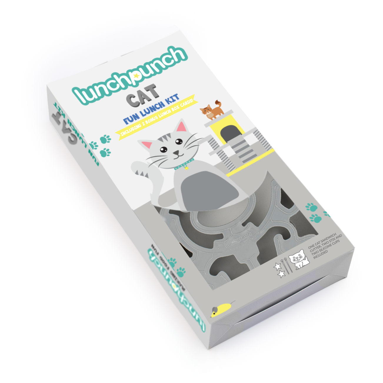 Lunch Punch Sandwich Cutters Kit - Cat