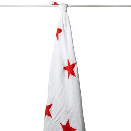 Aden and Anais - Swaddle - Radiant Red - swaddle - Aden and Anais - Afterpay - Zippay Carry Them Close