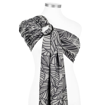 Fidella Ring Sling - Dancing Leaves - Black & White